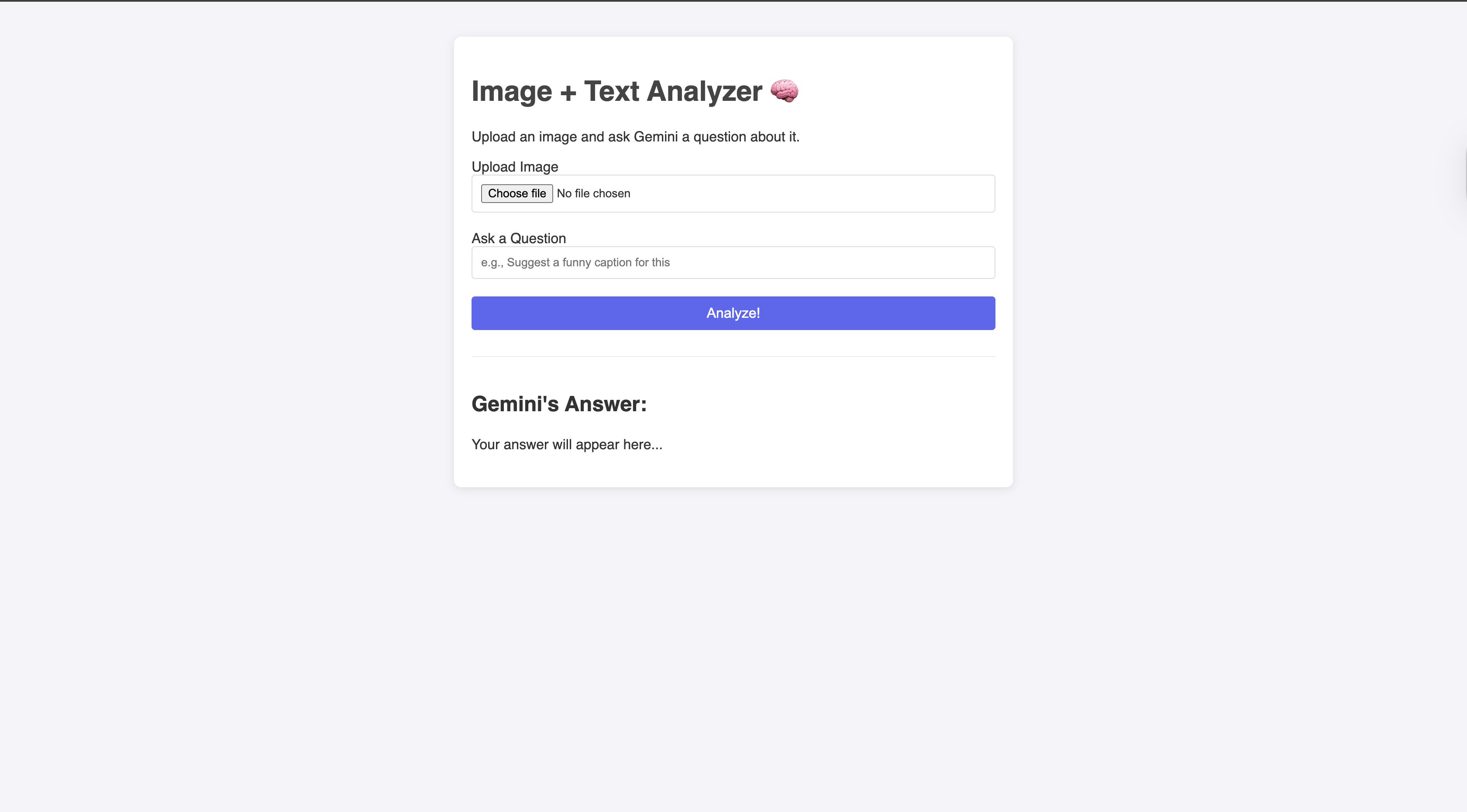 Web Application UI